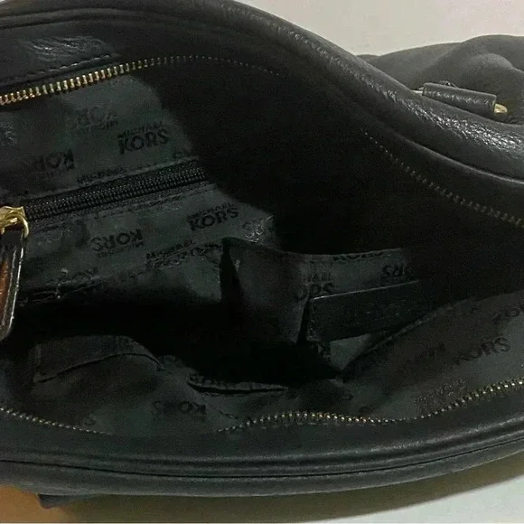 Michael kors Black leather satchel handbag - Picture 8 of 12